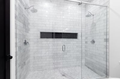 Spa-Like Shower with Glass Enclosure